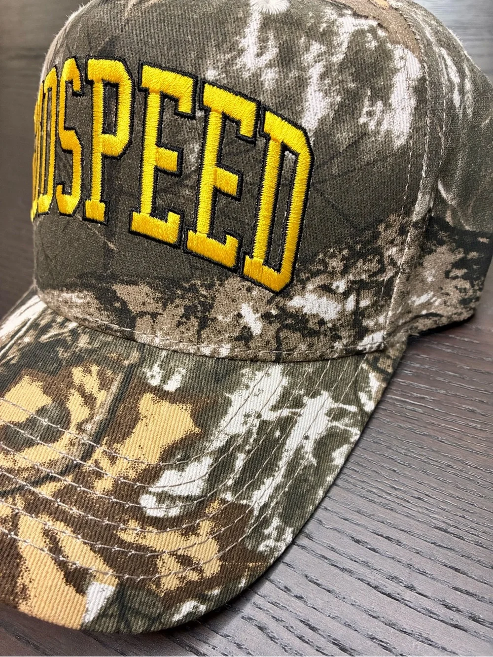 Zach Bryan Official Godspeed Tour Camo Snapback Hat Excellent Condition